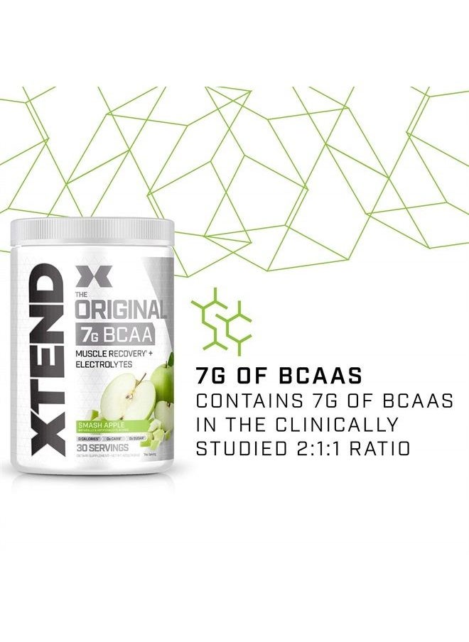 SCIVATION XTEND Original BCAA Powder Smash Apple Sugar Free Post Workout Muscle Recovery Drink with Amino Acids 7g BCAAs for Men & Women - 30 Servings  - Image 3