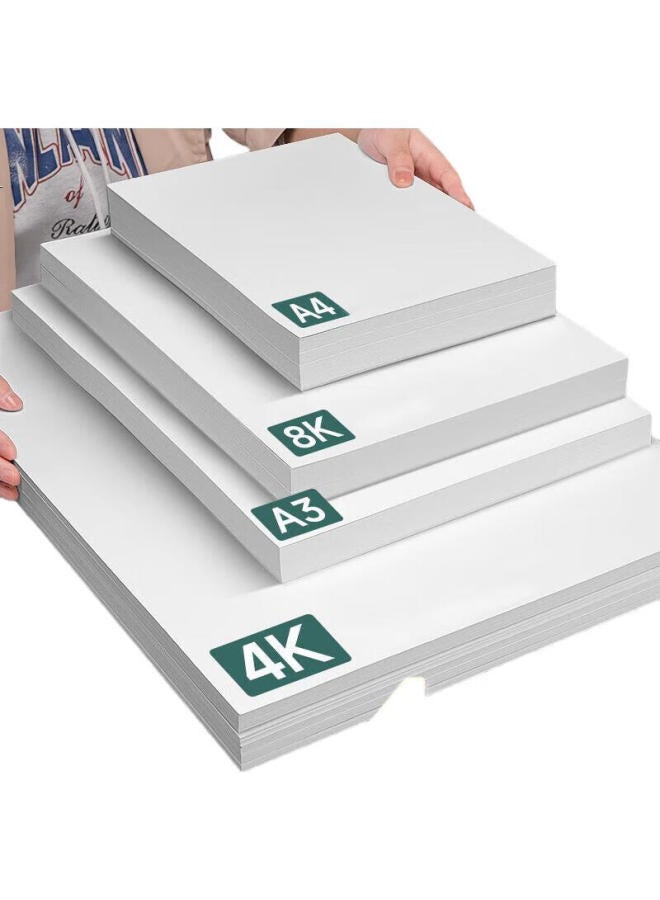 Surada Dutch White Cardstock, 20 Sheets A4, Thick White Hard Cardboard, Diy Handmade Craft Paper, Children'S Kindergarten Art Paper, Paper Cutting, 180G White Cardboard, Diy 226 Art Sketching - Image 3