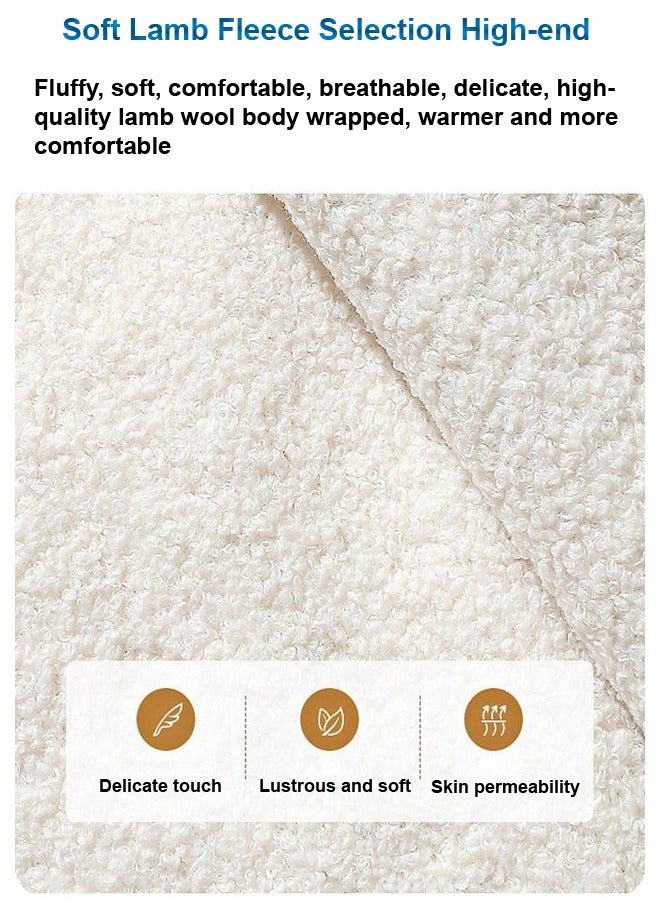 fashionhome Modern Single Sofa Comfy Fluffy Vanity Chair Elegant Furry Makeup Desk Chairs for Bedroom Living Room 47 x 44 x 77 Centimeter - Image 5