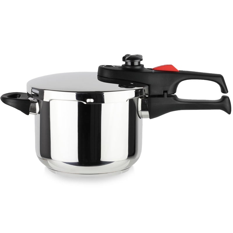 Magefesa MAGEFESA Practika Plus 34Quart Pressure Cooker  1810 Stainless Steel Induction Compatible 5Layer Heat Diffuser Bottom 5 Safety Systems Even Heat Distribution - Image 1