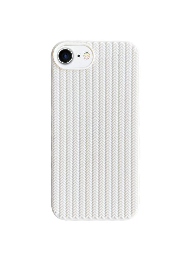 S-TOP Case For iPhone SE 2022 / SE 2020 / 8 / 7 Weave Texture TPU Phone Case - Image 1