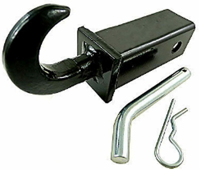 2 Receiver Mount Tow Hook with Pin 10000lb Trailer Rv Trucks Boats Towing