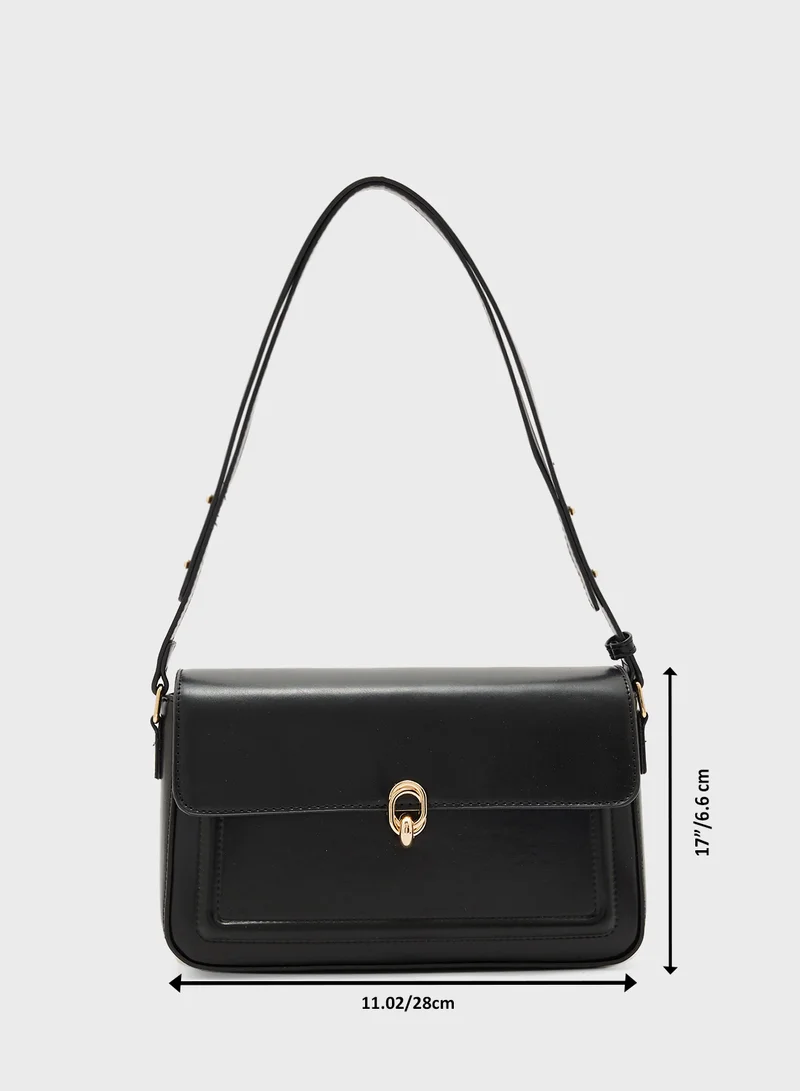 ELLA Black classic shoulder bag for Women | Best Price UAE