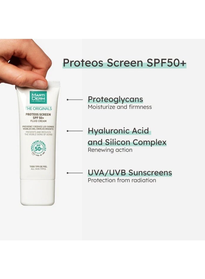 Martiderm The Originals Proteos Screen SPF50+ Fluid Cream 40ml - Image 3