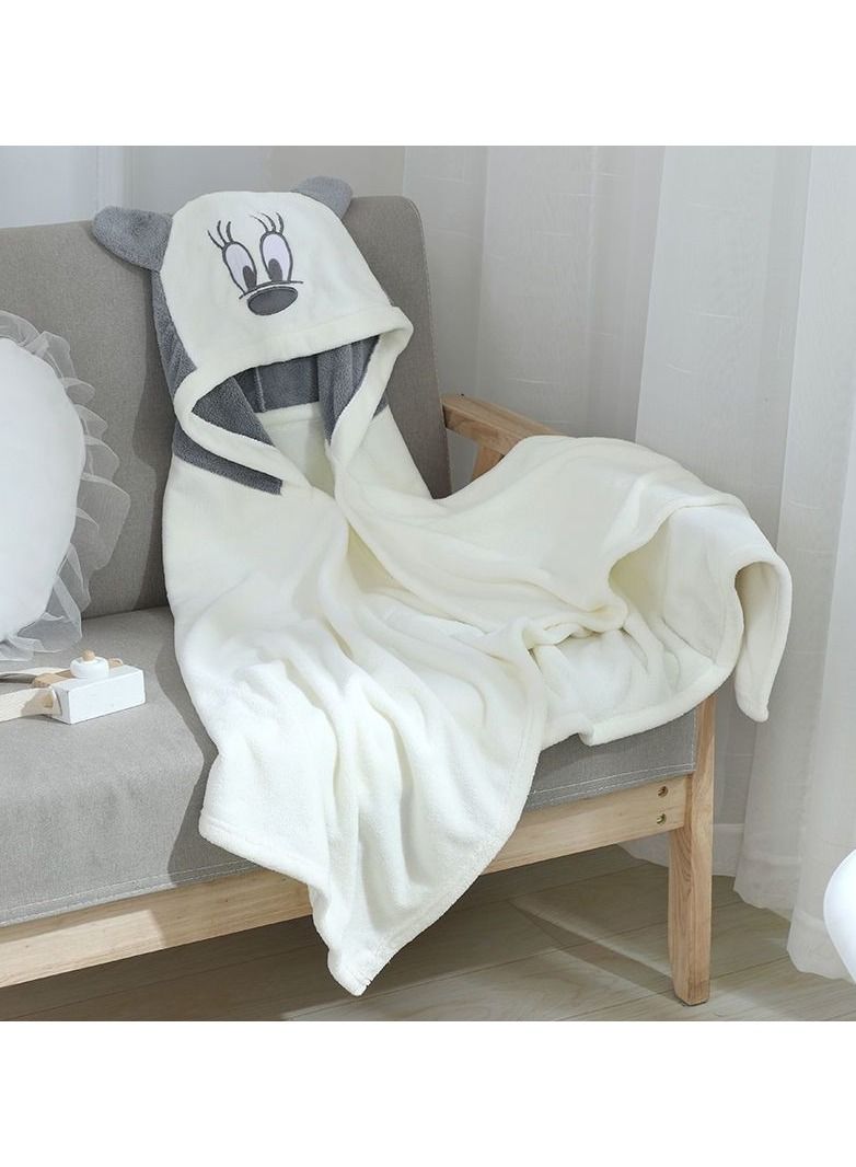 أغطية حمام الصوف المُحمر مع غطاء رأس