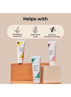 Fix My Curls Hair Care Curl Defining 3-Step Kit | Sulfate-Free Cleansing Shampoo, Hydrating Conditioner & Leave-In Cream | For Naturally Curly, Wavy & Frizzy Hair | Enriched With Tea Tree| 250Ml Each  - Image 5
