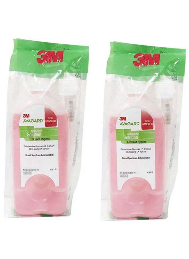 3M - Avagard 500Ml-Chg Handrub-Pink(Pack Of 2 Piece) - Image 1