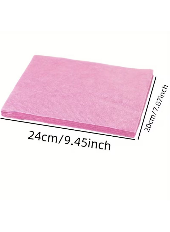 Rozino 100 Pcs Pink Disposable  Non-Woven Filter  Paper for Nail Dust Collectors - Image 3