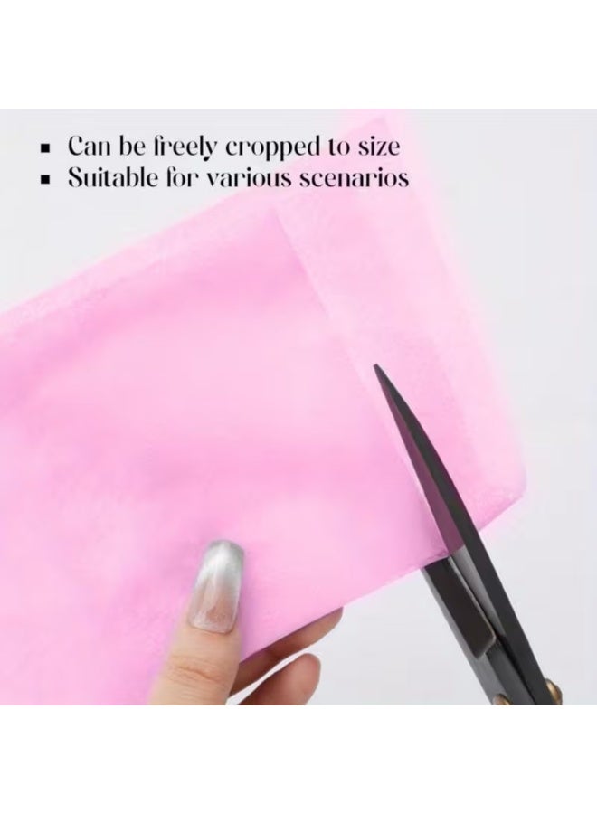 Rozino 100 Pcs Pink Disposable  Non-Woven Filter  Paper for Nail Dust Collectors - Image 5