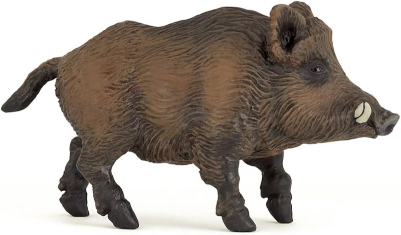 Papo  Wild Boar  Realistic Plastic Figurine  3 Years Old  Wildlife  Hand Painted  UltraRealistic Details  Durable and Educational  Childrens Toy  Gift Idea  Wildlife Figurine - Image 1