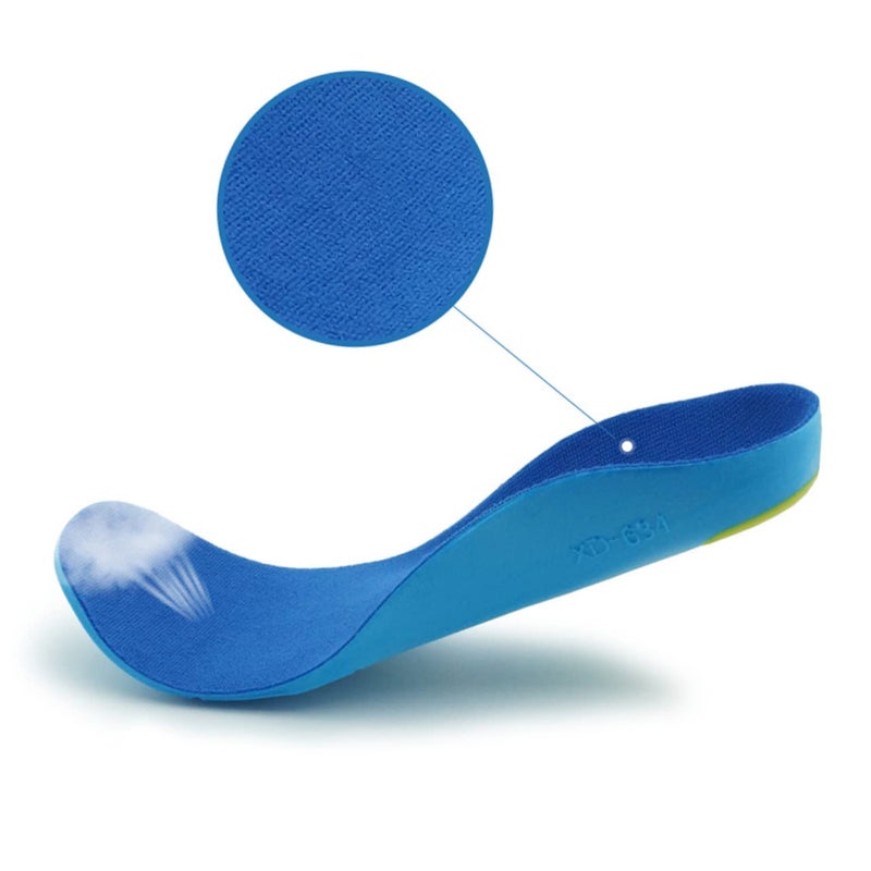 Orthotic Insoles For Boys Girls Arch Support Cushions Breathable Comfort Size 1 - Image 3