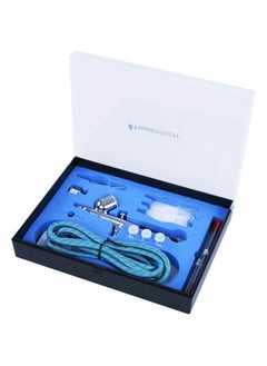 TIMBERTECH ABPST01 Airbrush Kit - Includes Adapter Hose Nozzles and Needles