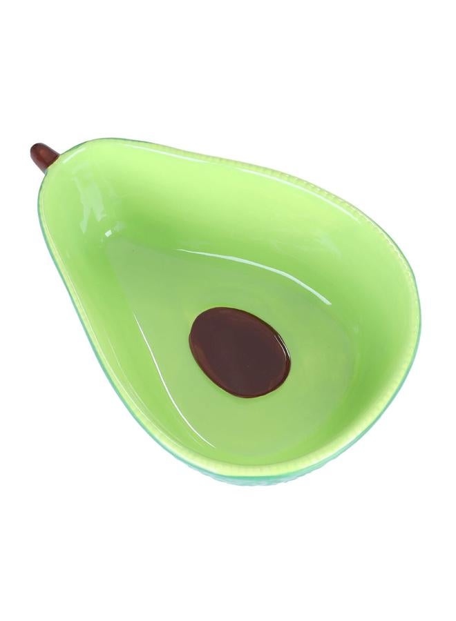 السيف غاليري وعاء بورسلين على شكل أفوكادو 21.8 × 15.1 × 7.8 سم، أخضر - Image 2