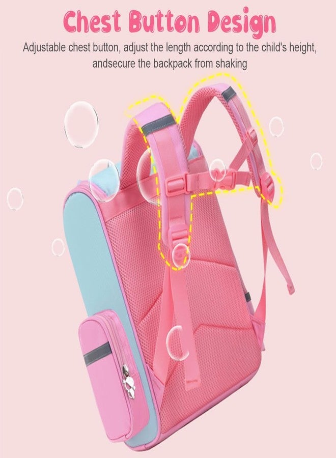 PALAY® Girls School Backpack Unicorn Cartoon Backpack Primary Bookbag Waterproof Backpack for School - Image 4