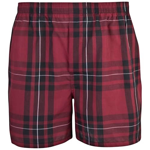 Gildan Men's Underwear Boxers, Multipack, Mixed Red/Grey (5-Pack), Large - Image 3