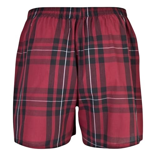 Gildan Men's Underwear Boxers, Multipack, Mixed Red/Grey (5-Pack), Large - Image 5