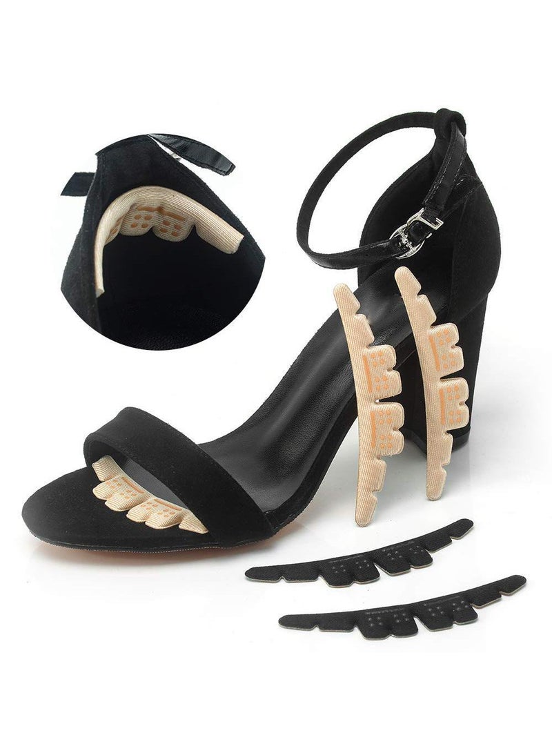 Sweet seven Non-Slip Heel Cushion Pads Stickers - Comfortable Heel Grips for Women's Shoes, Protect and Enhance Your Heels 4 Pairs - Image 2