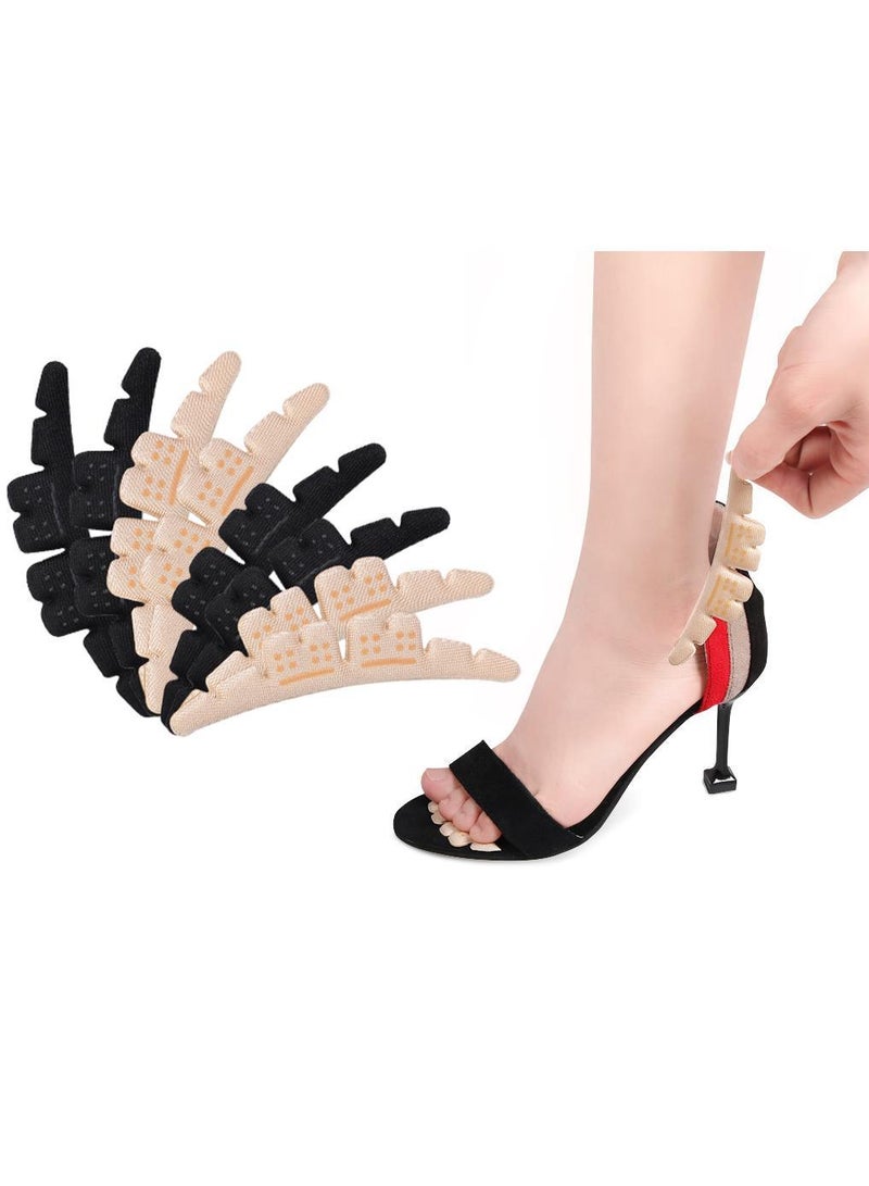 Sweet seven Non-Slip Heel Cushion Pads Stickers - Comfortable Heel Grips for Women's Shoes, Protect and Enhance Your Heels 4 Pairs - Image 1