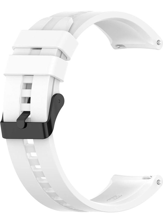ELTRAZONE Compatible with Huawei Watch GT 3 Pro 46 mm/GT 3 46 mm/GT 2 Pro/GT 2 46 mm/GT Runner Bracelet, Silicone Watch Strap Sport Replacement Strap for Huawei Watch 3/3 Pro/GT 2e/GT Active  - Image 2