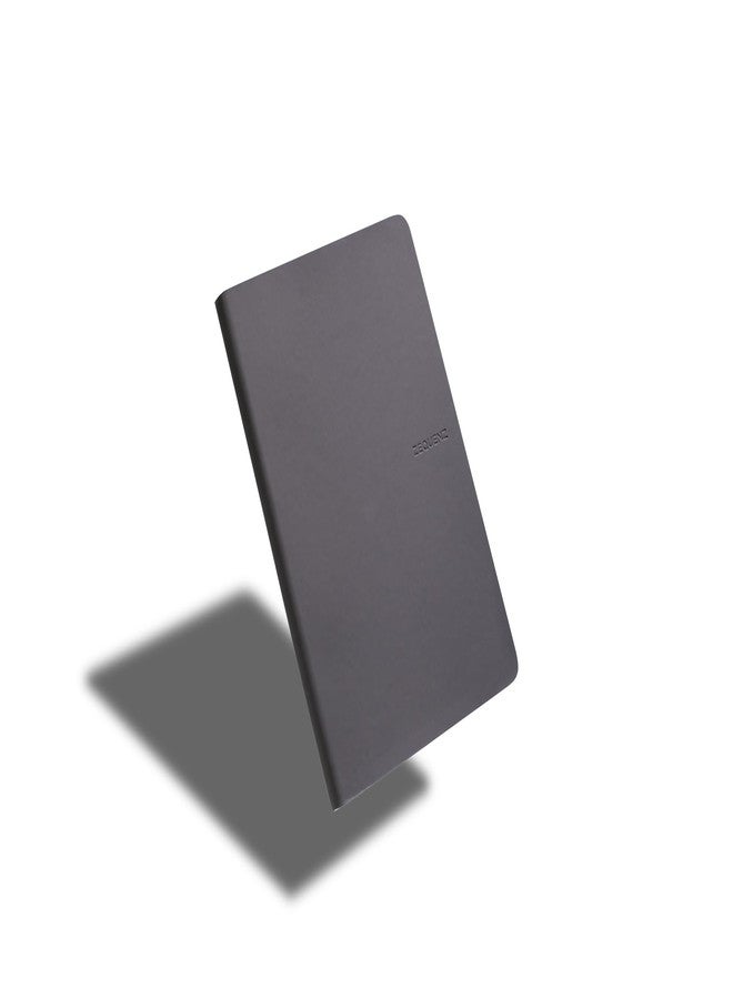 Zequenz A5 Size Storm Grey Slim Notebook Ruled Acid Free Paper 200 Pages 80GSM 360 Degree Flexibility 100% Handmade Fountain Pen Friendly Color Series Bookmark Included - Image 2