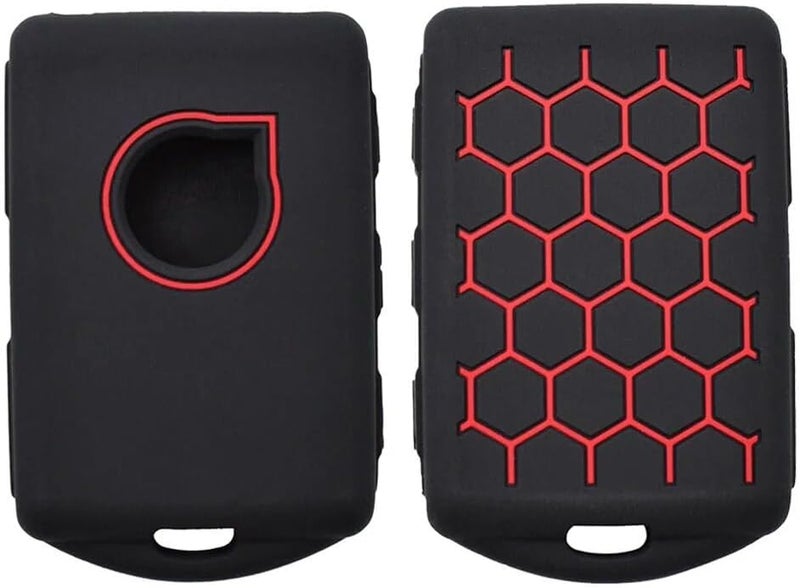 QASULER Silicone Car Key Fob Cover for Volvo - Image 3