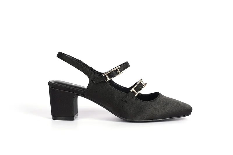 Cuple Ladies Slip-on cross strap Sandals