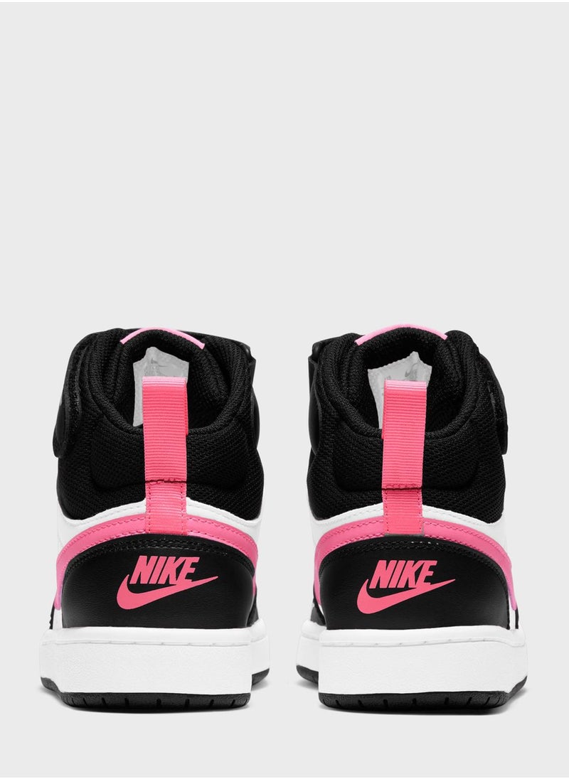 Nike - Court Borough Mid 2 (Gs) - Image 1