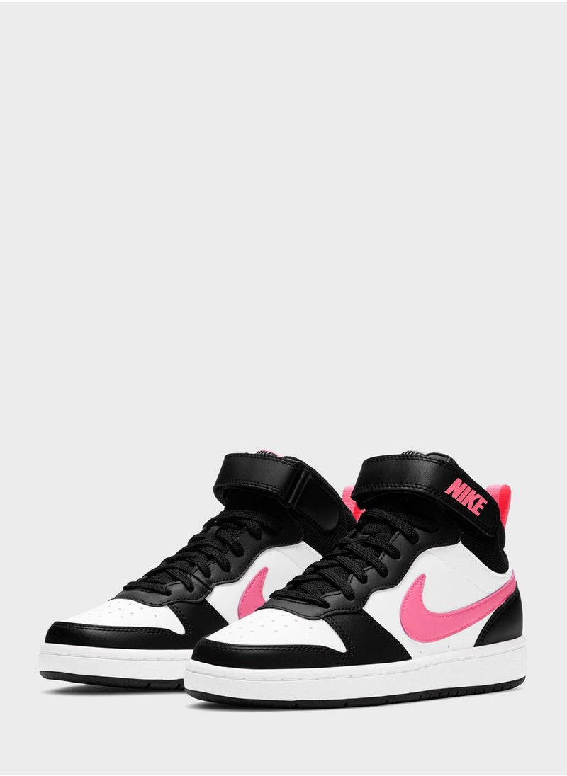 Nike - Court Borough Mid 2 (Gs) - Image 1