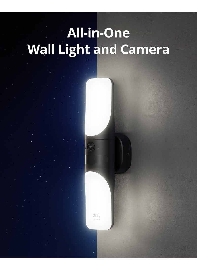 eufy eufy Security Wired Wall Light Cam S100, Security Camera Outdoor, 2K Camera with 1200-Lumen Light, Color Night Vision, Motion Activated Light, AI Detection, IP65 Waterproof, Floodlight Camera  - Image 4