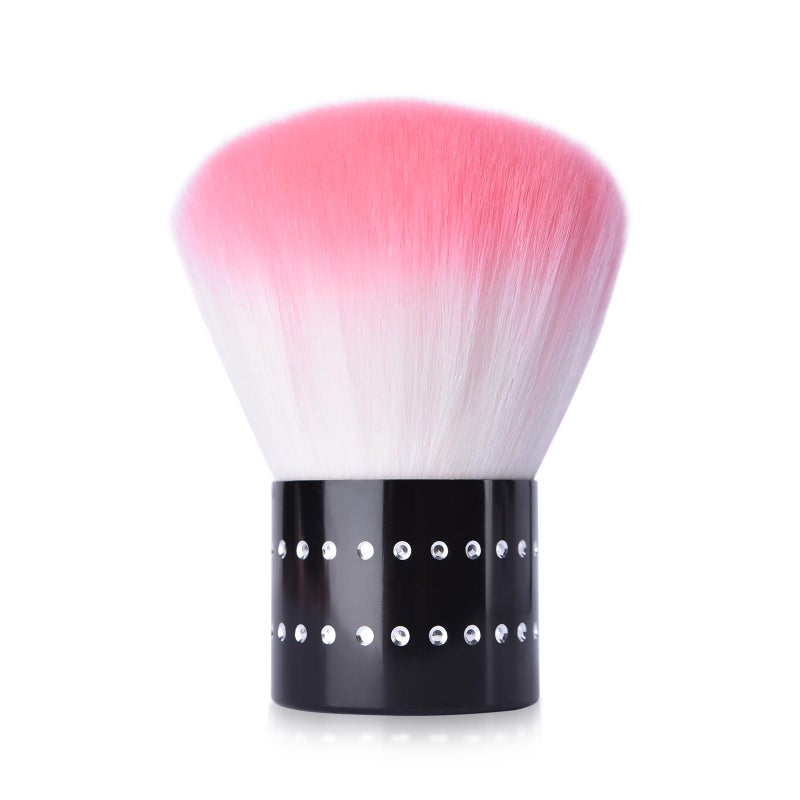 Rolabling Soft Nail Art Dust Remover Powder Brush Nail Dust Cleaner Brush Foundation Brush for Makeup and Nail Art