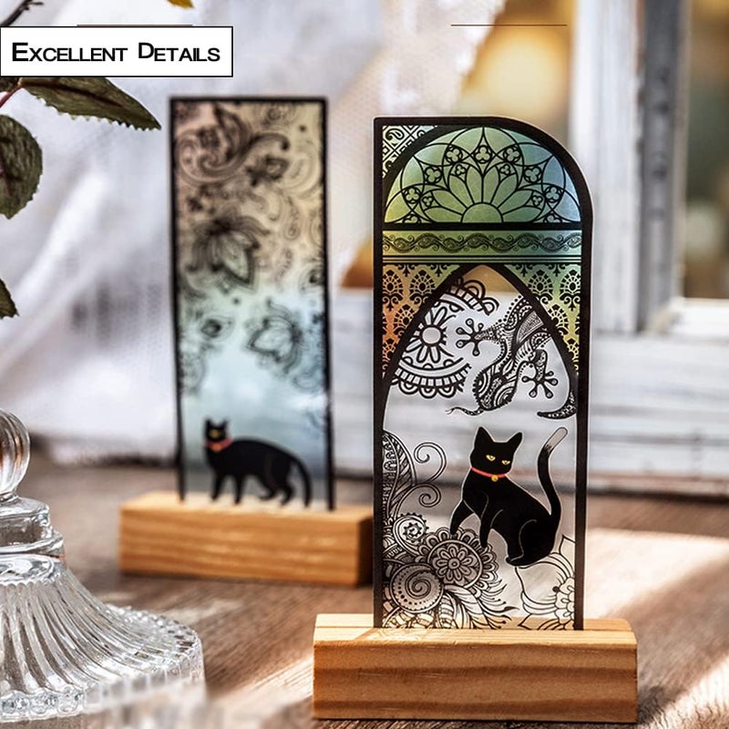 DEARART 6 Different Series ( 36 Pieces) Bookmarks Page Markers Book Markers Durable Frosted Bookmark (Lucky Cat Set-1) - Image 3