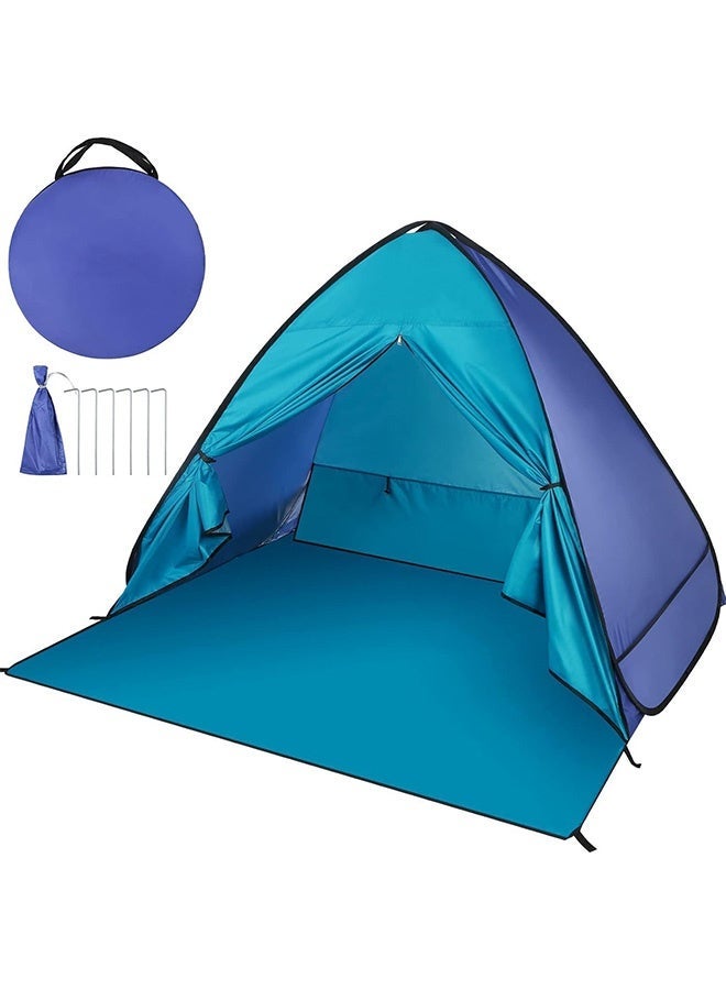 Beach Tent,Camping Sun Shelters,Instant Pop Up,Beach Shade Sun Shelter Tent Canopy Cabana with Carry Bag,for Camping, Hiking, Mountaineering - Image 3