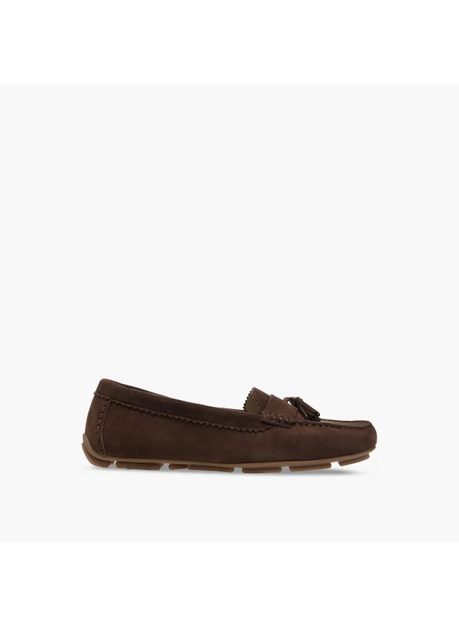 Paprika Women's Tassel Detail Slip-On Loafers