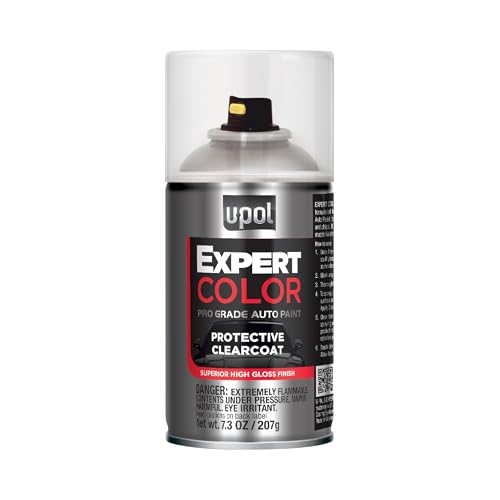 U-POL Expert Color Protective Clearcoat, Automotive Clearcoat Spray Paint, Professional Grade, Easy-To-Use, Clear - Image 1