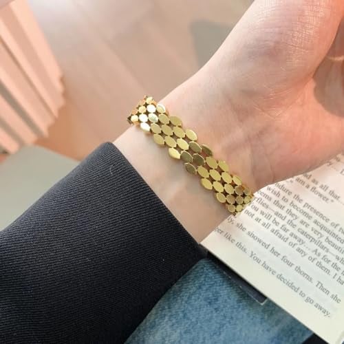 MEENAZ bracelet for women Bangles for women Anti Tarnish Stylish Adjustable Bracelet for girls rose gold Kada for Women Accessories Anti Tarnish Jewellery Stainless Steel Cuff Bracelet gifts Combo - Image 5