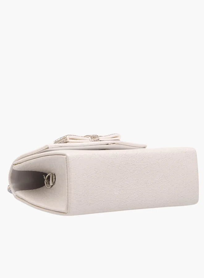 Flora Bella By Shoexpress Girls Embellished Hand Bag With Magnetic Closure