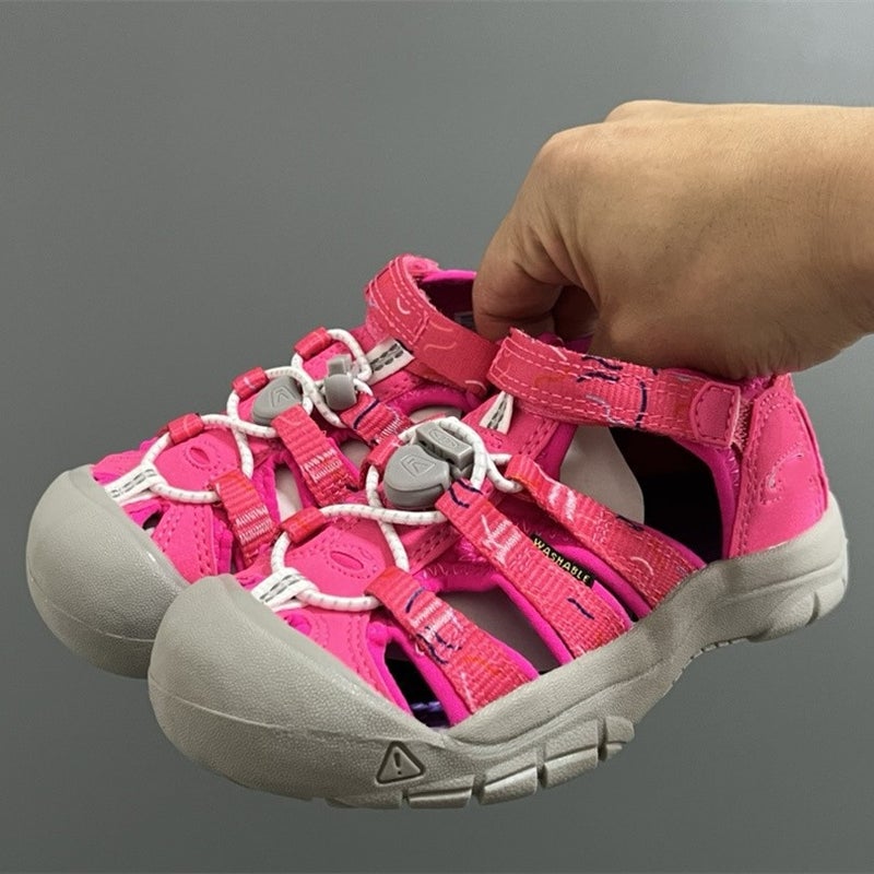 Putian Children'S Shoes Pure Original High Version Keen Sandals Baotou Men'S And Women'S Children'S Shoes Wading Shoes Cohen Non-Slip Tracing Shoes - Image 1