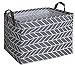 CLOCOR Rectangular Storage Basket,Collapsible Cute Pattern Storage Bin,Waterproof Coating Storage Box with Handles for - Image 2