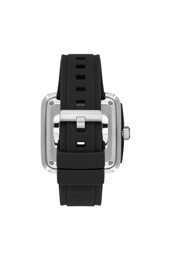Quantum Men's Automatic Display Watch With Black  Silicone Strap - QMG1135.351  - Image 3