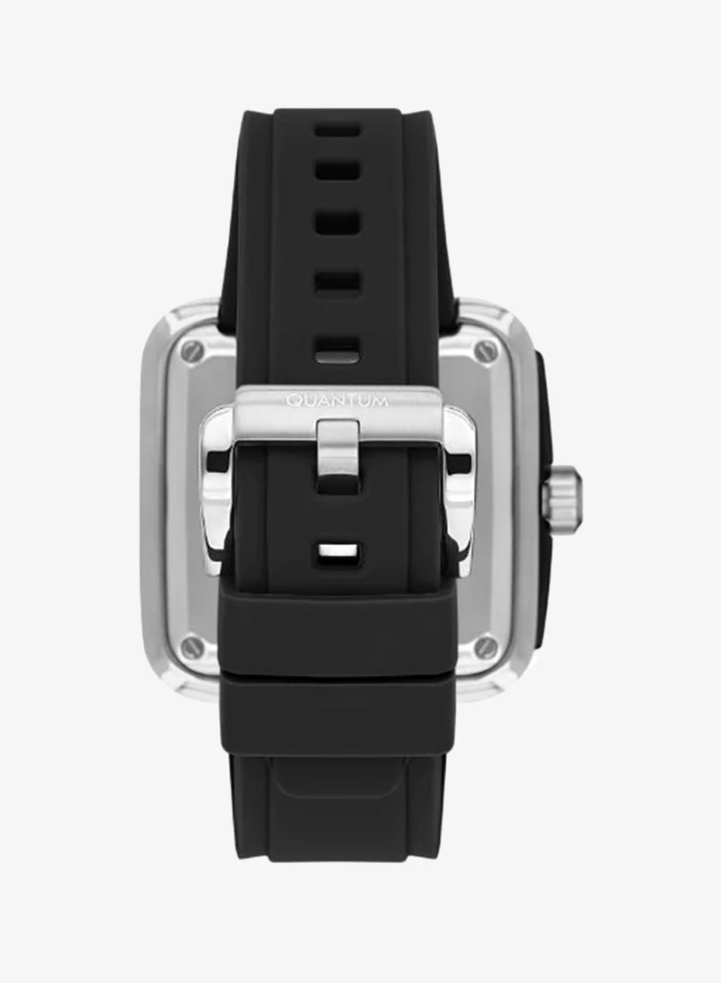 Quantum black Men's Silicone Automatic Watch QMG1135.351 - 45 mm for Men | Best Price UAE