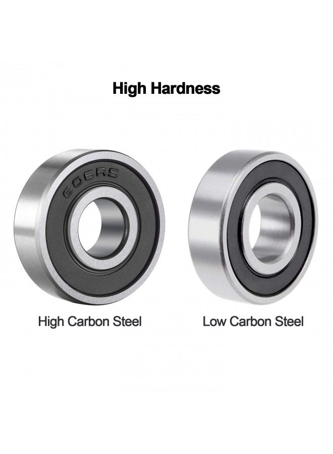 ANCIRS 20pcs 608-2RS Ball Bearing Double Rubber Sealed Miniature Deep Groove 608rs for Skateboard Inline Scooter Roller Blade Skate(8mm x 22mm x 7mm) - Image 4