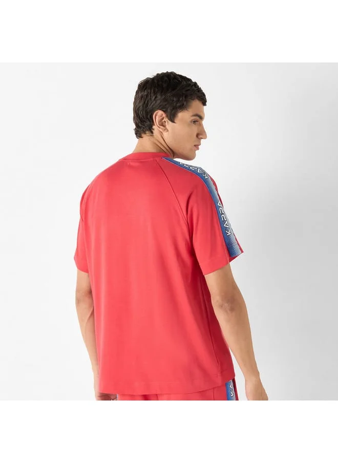 Kappa Kappa Logo Print T-shirt with Short Sleeves