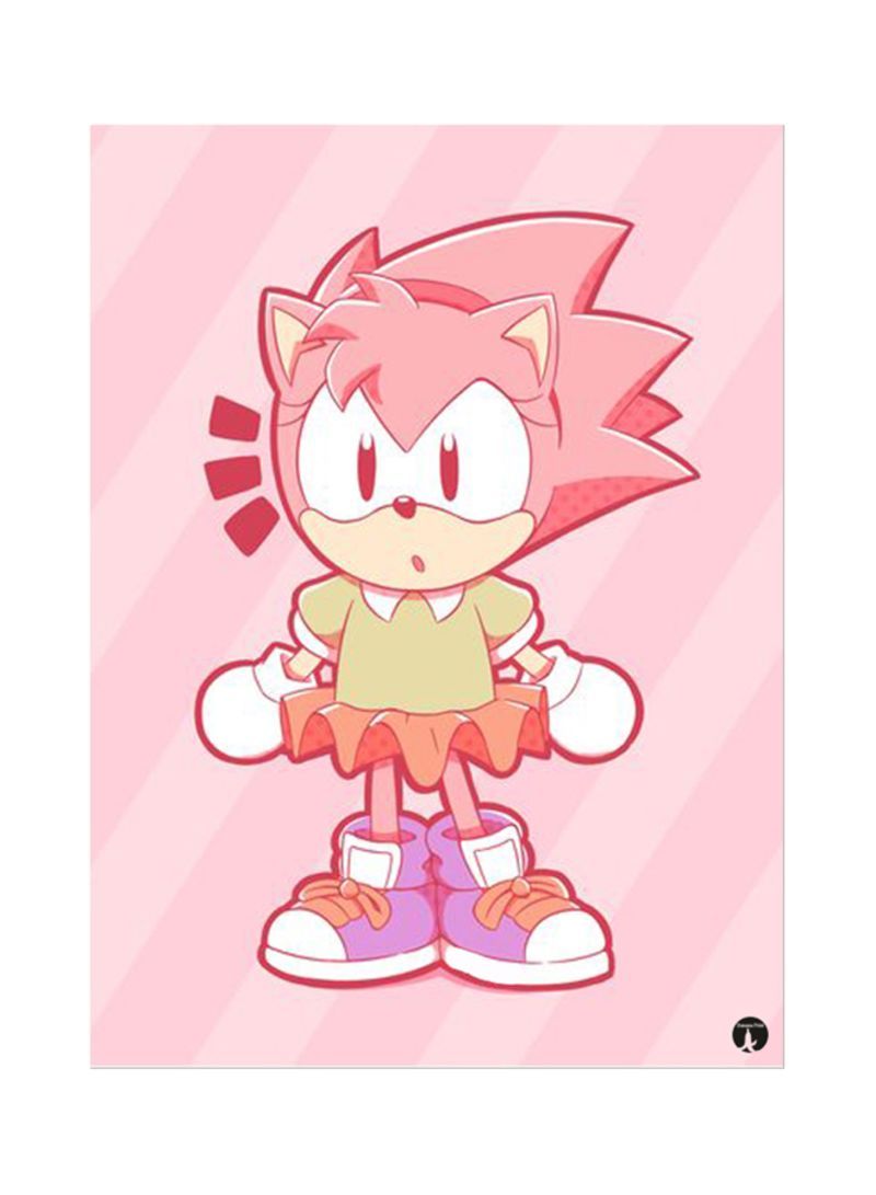 The Video Game Sonic Mouse Pad Pink