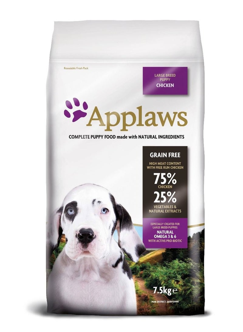 Applaws Chicken Large Breed Dry Puppy Food 7.5kg