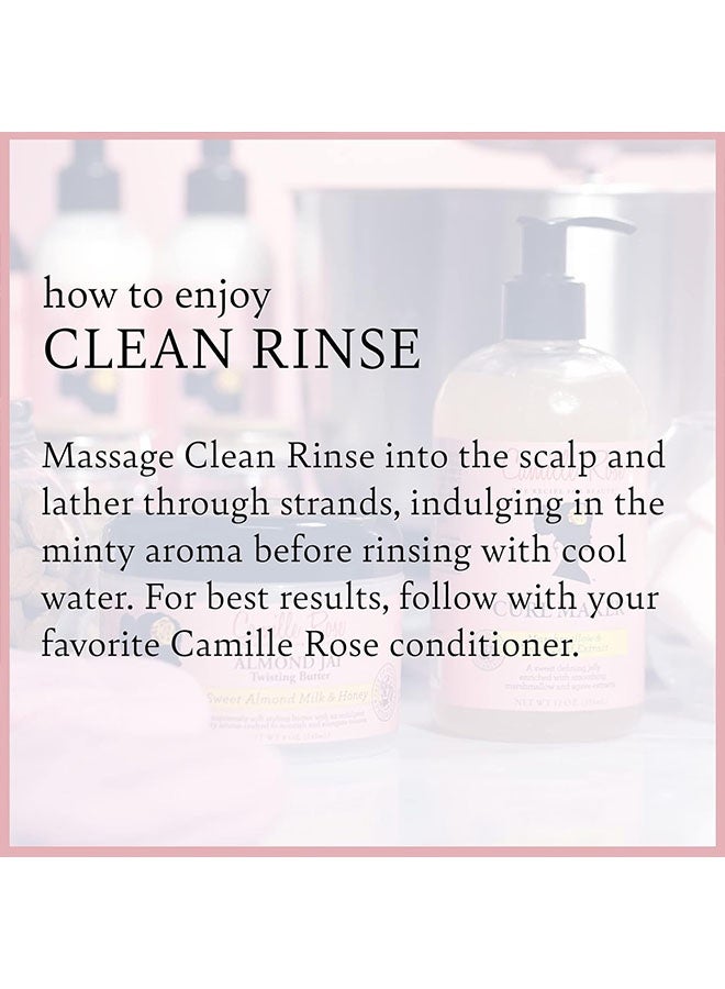 شامبو ترطيب وتوضيح الشطف النظيف 240 مل ، مع العسل والنعناع لكل أنواع الشعر - Image 5