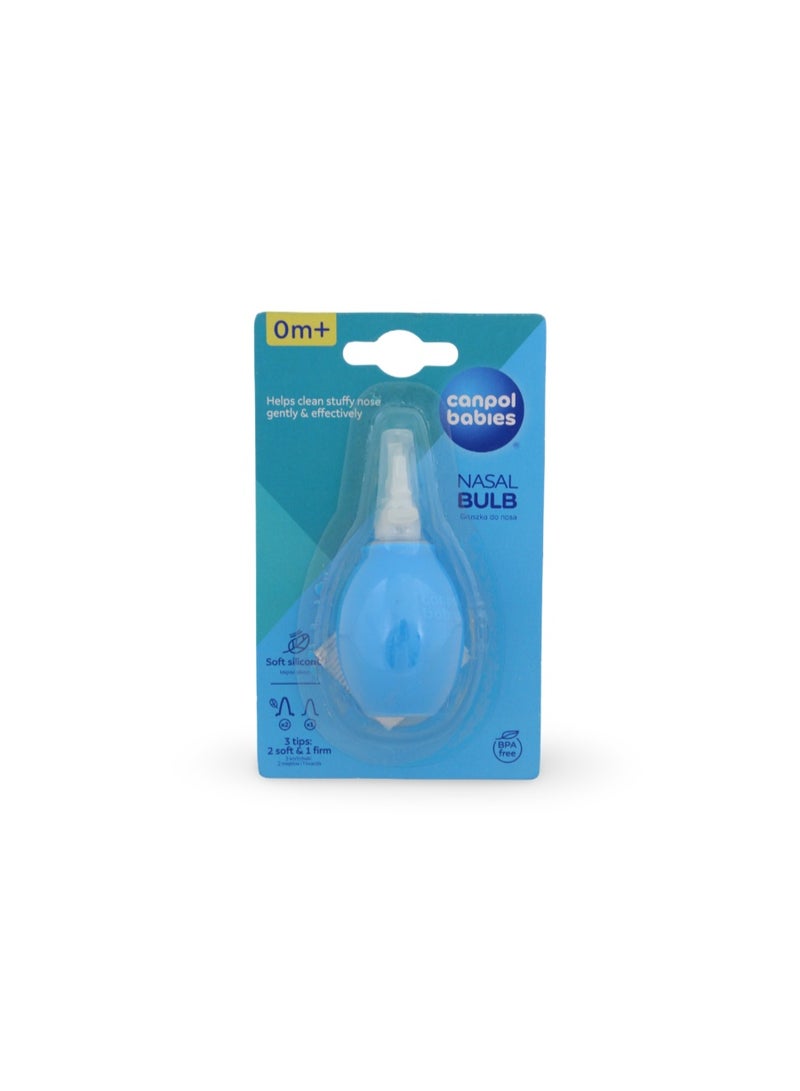 Canpol Babies Nasal Silicone Bulb – Baby Blue - Image 1
