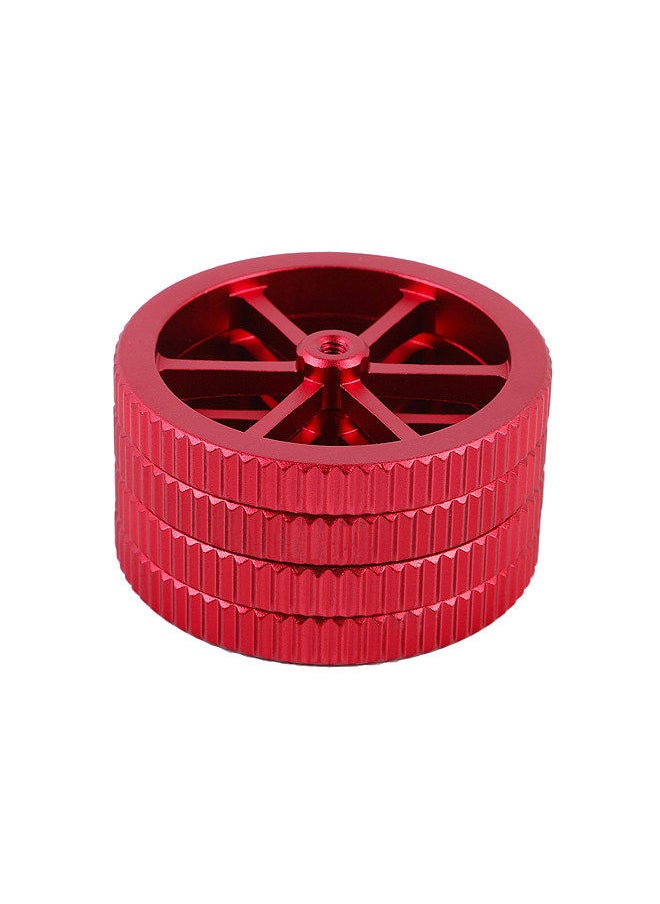 Creality 3D - Manually Leveling Wearing Kit 4pcs Red Leveling Nut & 4pcs Mold Spring for CR Series and Ender Series 3D Printer CR-10 V3 / CR-10 V2/ CR-10 Max/Ender-3 Max /Ender-6/ Ender-5 - Image 1