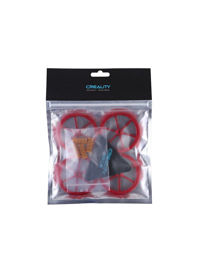 Creality 3D - Manually Leveling Wearing Kit 4pcs Red Leveling Nut & 4pcs Mold Spring for CR Series and Ender Series 3D Printer CR-10 V3 / CR-10 V2/ CR-10 Max/Ender-3 Max /Ender-6/ Ender-5 - Image 1