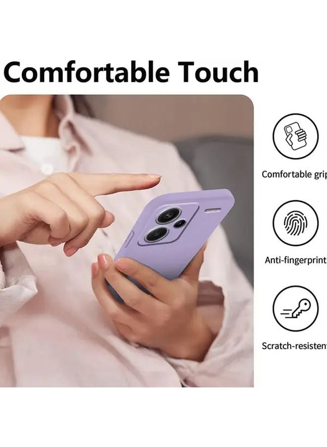 Red Color Liquid Case For Xiaomi Redmi Note 13 Pro Plus Shock Absorbing Thin Cover - Image 5