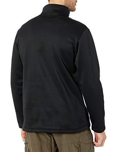 ColdPruf Expedition 1/4 Zip Mock Neck Base Layer, Thermal Long-Sleeve, Men's, Black, Medium - Image 2